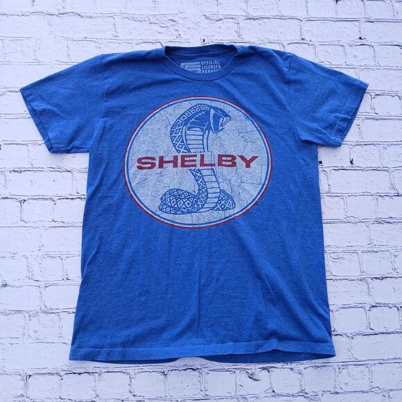 Blue vintage look Shelby cobra t-shirt - Picture 1 of 3
